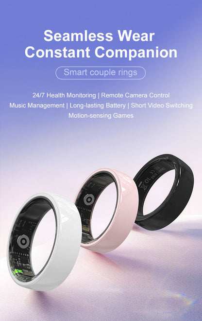 Elegant Health Tracking Smart Ring
